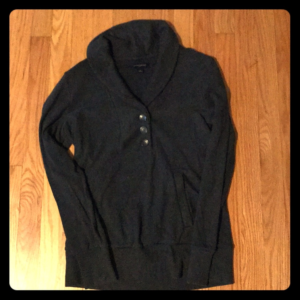 Dark Charcoal Sweater/Sweatshirt Banana Republic